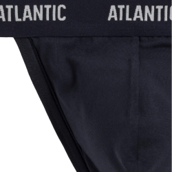 Мужские трусы стринги темно-синие ATLANTIC String Comfort MP-1572