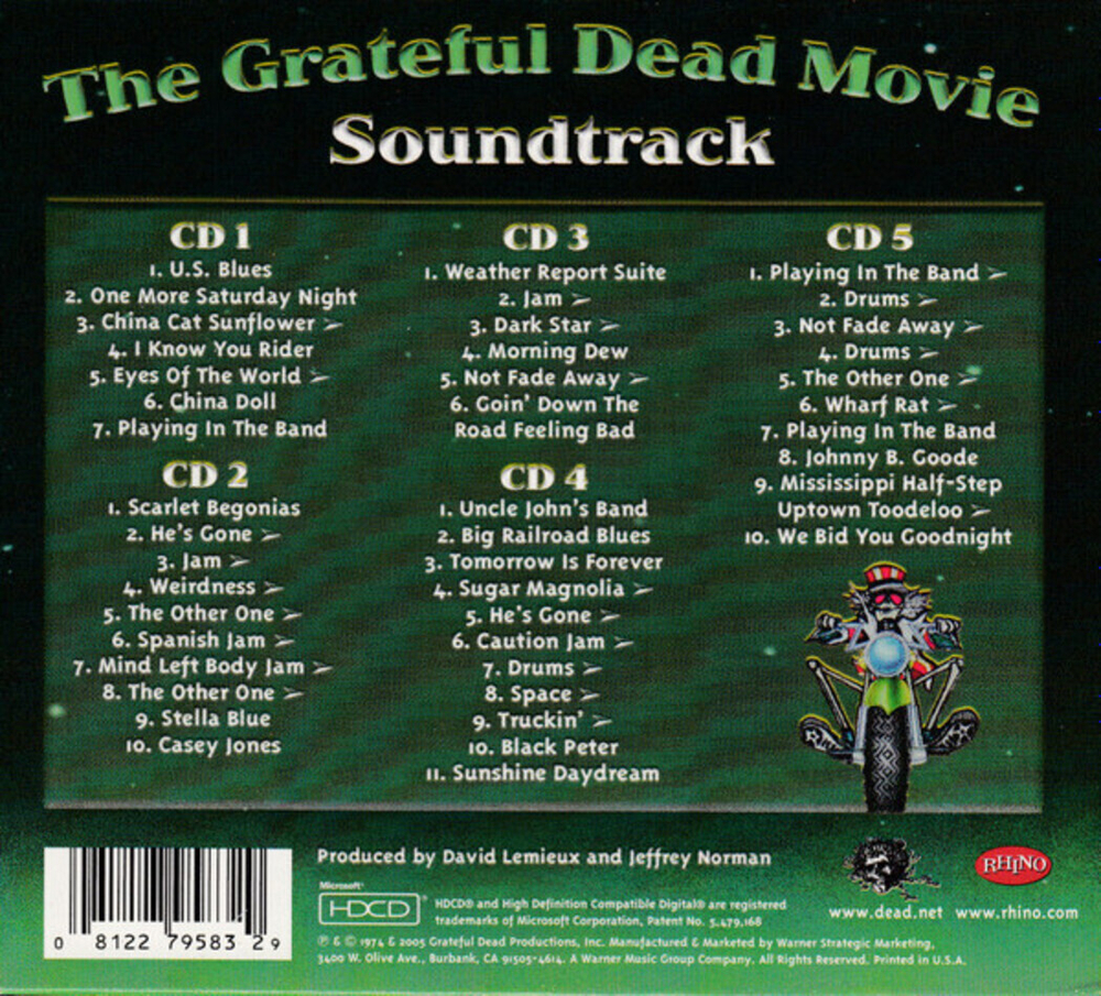 The Grateful Dead / The Grateful Dead Movie Soundtrack (5HDCD)