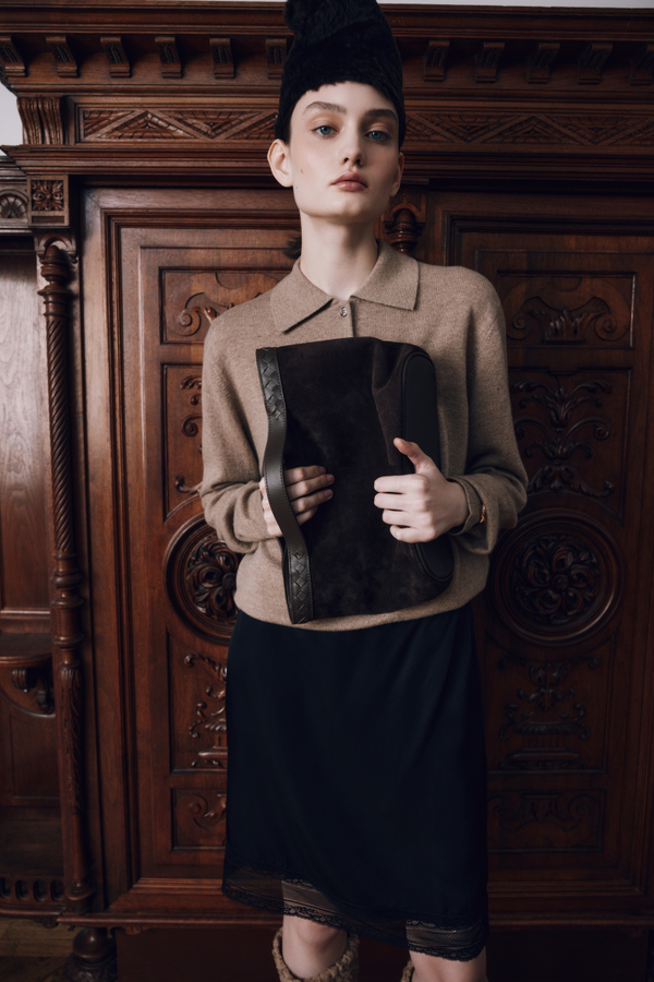 Сумка-тоут SIENA шоколадного цвета