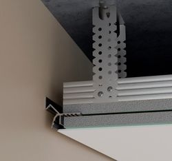 Потолочный профиль Pro Design Gipps 594 черный, 2700x36,4x41,6 мм