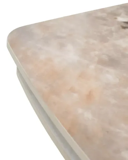 Стол ALATRI 120 GLOSS LUXURY PANDORA SOLID CERAMIC / шампань