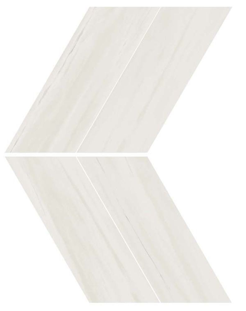 Мозаика Керамогранит Marvel Stone Bianco Dolomite Chevron LAPPato