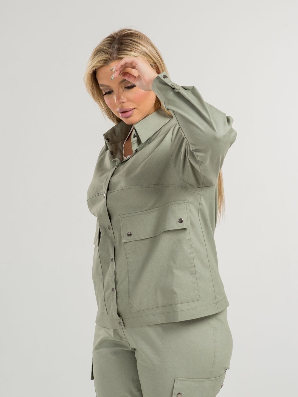 Жакет 1276 хаки Novita (Акция)