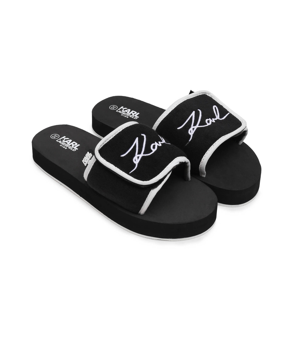 Шлепанцы Karl Lagerfeld Kids - черный(Z30017)