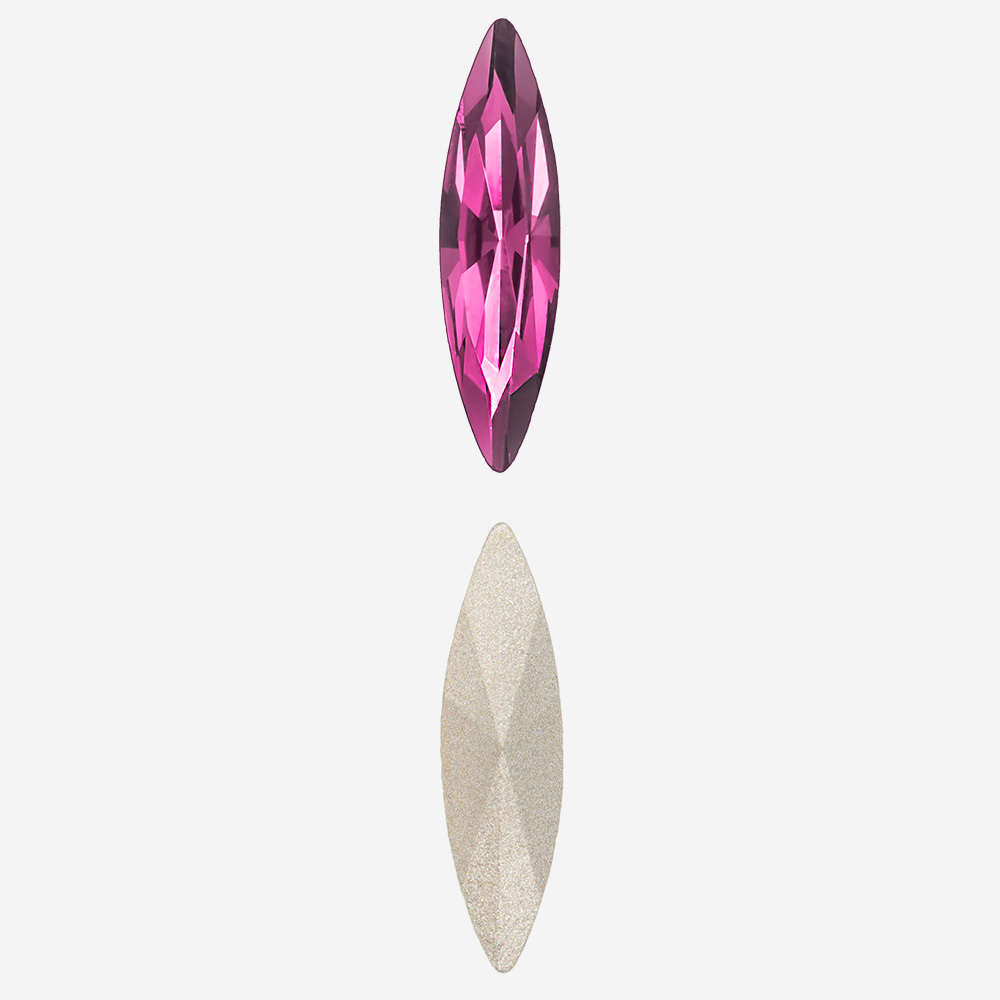 Кристалл Маркиз (Marquise Fancy Stone), оттенок "Fuchsia", 15*4мм