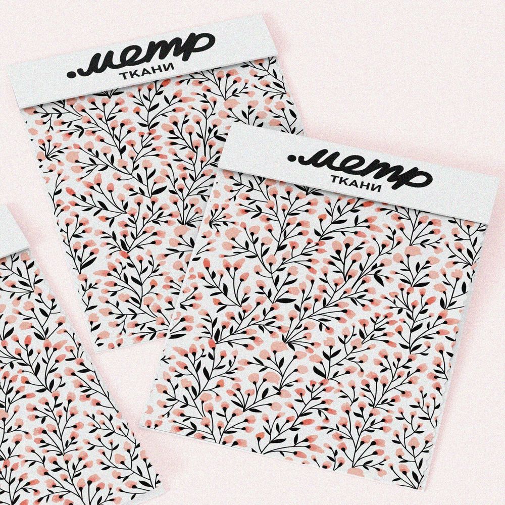 Ткань флис цветочный рисунок с летним цветком