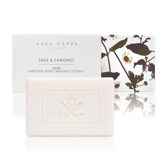 Твердое туалетное мыло Acca Kappa Sage & Camomile Soap, 150гр