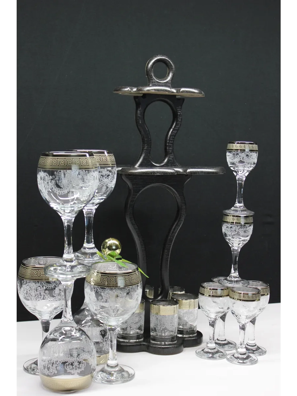 Барный набор 18 предметный с фужером