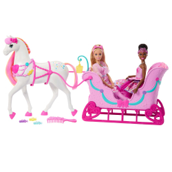 Mattel JNH63 — Игровой набор Barbie Щелкунчик Конь и сани JNH63 — фото 1