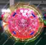 Аттракцион Водный роллер (Гидророллер) "Розово-оранжевый" ПВХ 2,2*2*2