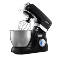 Миксер Kitfort КТ-1348-3, 1200 Вт, планетарный, нержавеющая сталь, чёрный (КТ-1348-3)