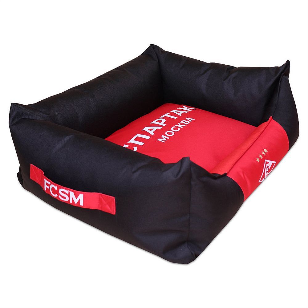 Лежанка Lion Спартак черная SM-24 Размер M (80x60х20 см) Лежанка Lion Спартак черная SM-24 Размер M (80x60х20 см)