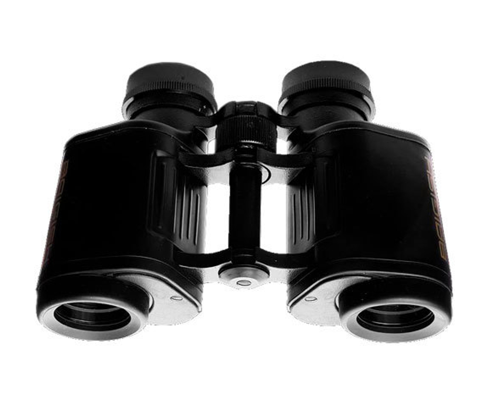 Обрезиненное покрытие бинокля БПЦ6 8x30 защищает корпус от повреждений и выскальзывания в сырую погоду