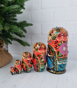 Матрешка Сказка 15см 5 мест