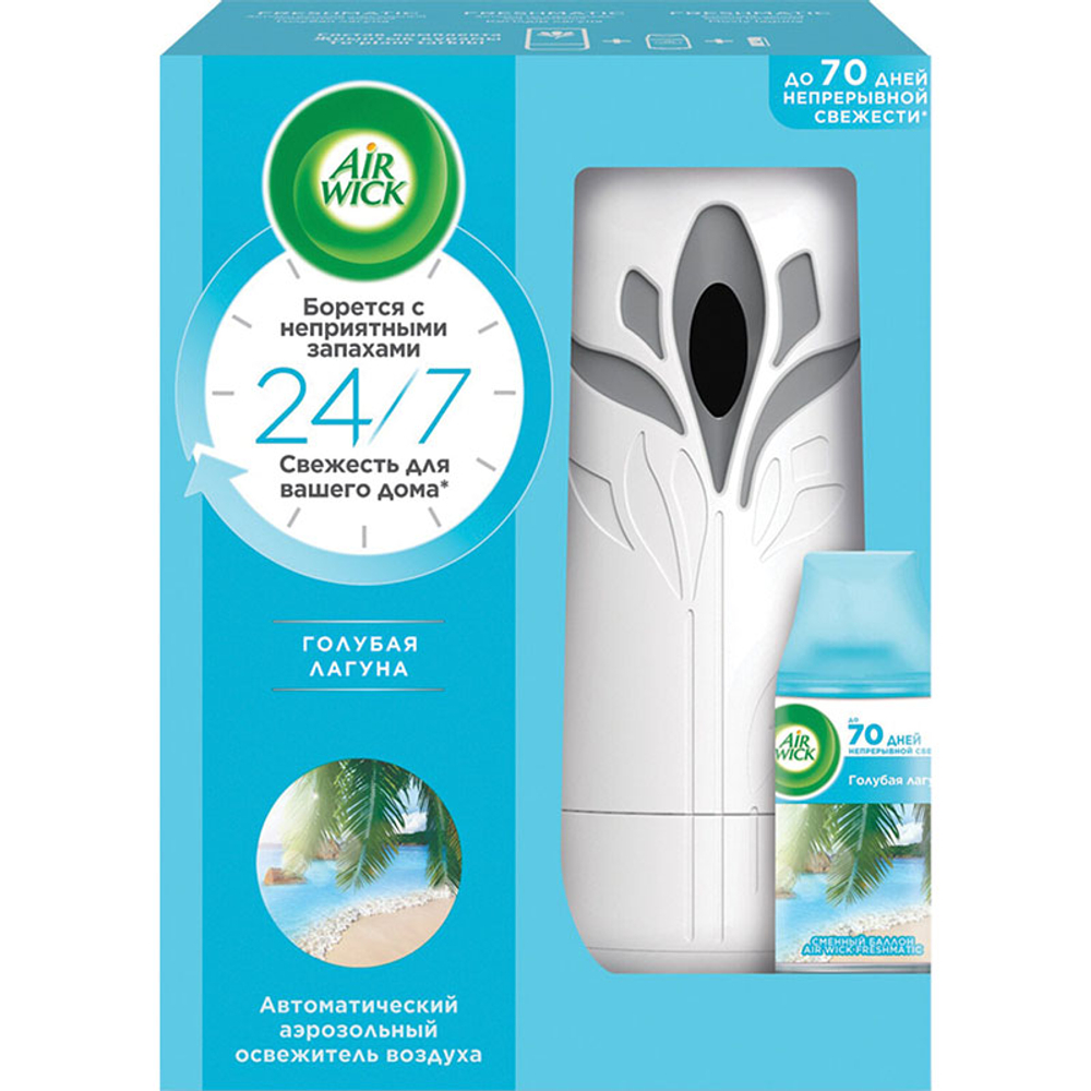 Диспенсер для освежителя воздуха Airwick 250 мл + сменный блок (новый распылитель)