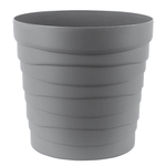 Кашпо "Бархан" с донышком (7,5л) Цв. Серый жемчуг