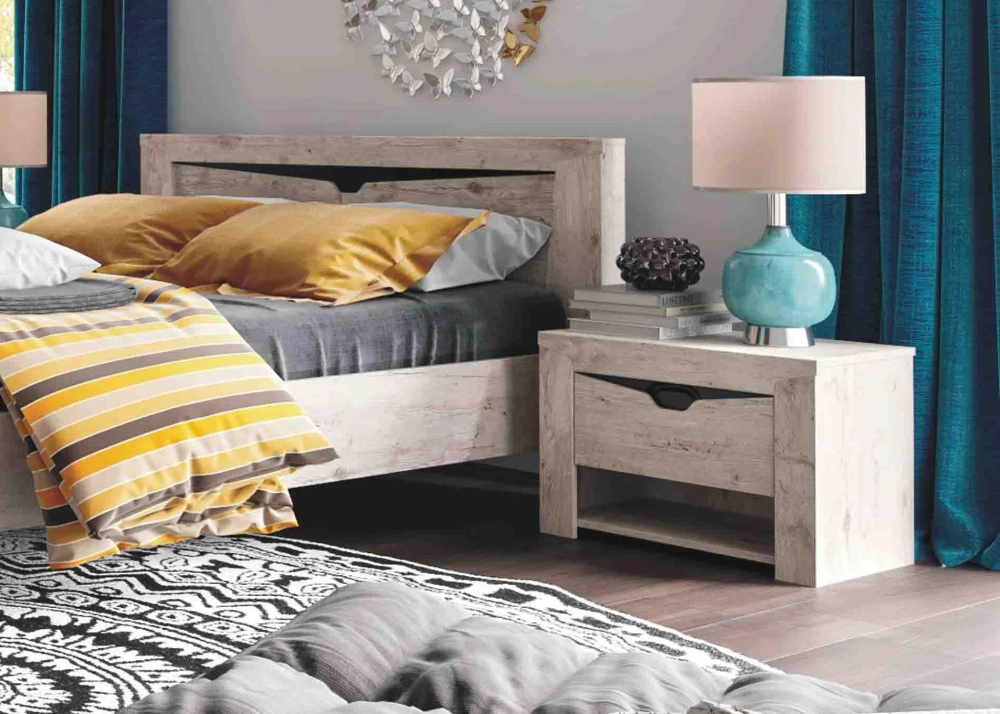 Спальный гарнитур "Соренто" композиция #2 Дуб бонифаций/Дуб стирлинг