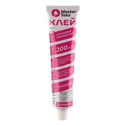 Клей каучуковый "Жидкие Гвозди" MasterTeks PM 200 кг/м2 сверхпрочный 80 гр прозрачный