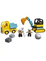 Лего 10931 Грузовик и гусеничный экскаватор Lego Duplo