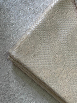 Скатерть 130х160 и 6 салфеток Gamba 8888 Panna светло-бежевая