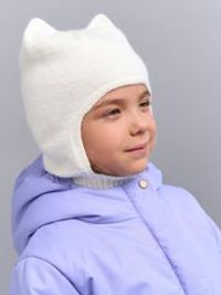 Капор из ангоры "Молоко"