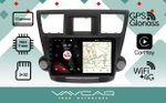 Магнитола для Toyota Highlander 2007-2013 (крутилки декоративные) - Vaycar VA77-0035 на Android 13, 8-ядер, 2Гб-32Гб, 4G SIM-слот