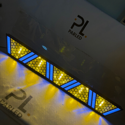 Линейный блайндер Retro Light (5*50w+90 RGB)