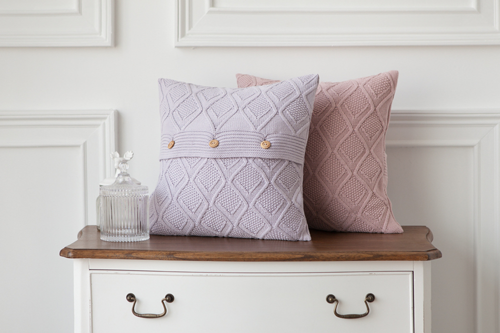 Наволочка 40x40 Luxberry Lux 47 сиреневая вода