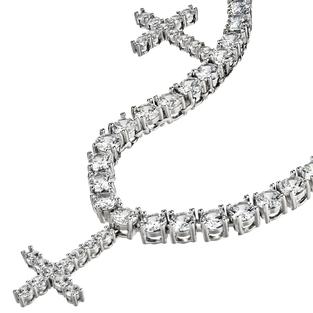 Колье Crystal Crosses