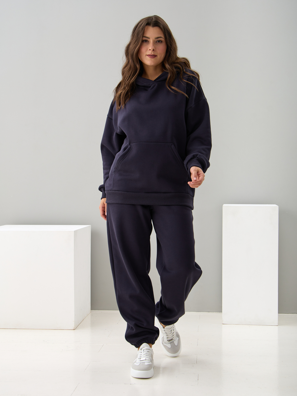 Костюм с брюками КБис-091/антрацит-п