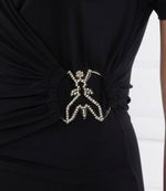 Платье Patrizia Pepe - черный(2A2760 J206)