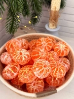 мандарины из мыла 5 штук