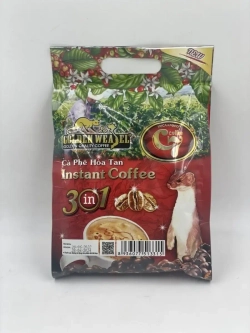 Растворимый вьетнамский кофе HUCAFOOD 3в1 (22 стиков 17 гр)