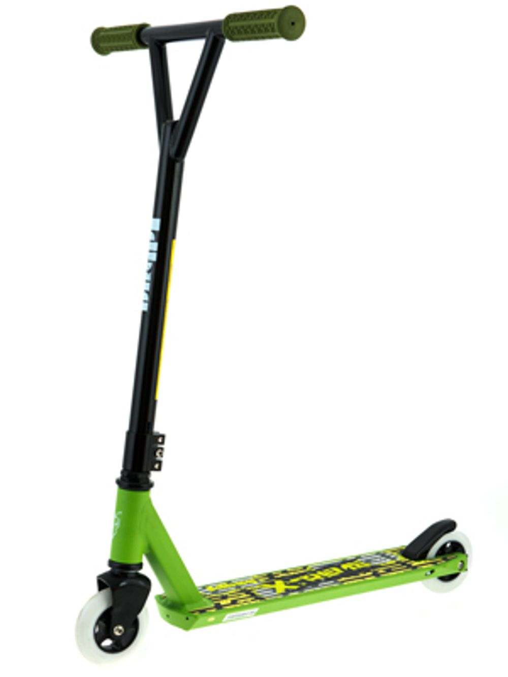 Трюковой самокат JDBug MS 118 Y, зеленый