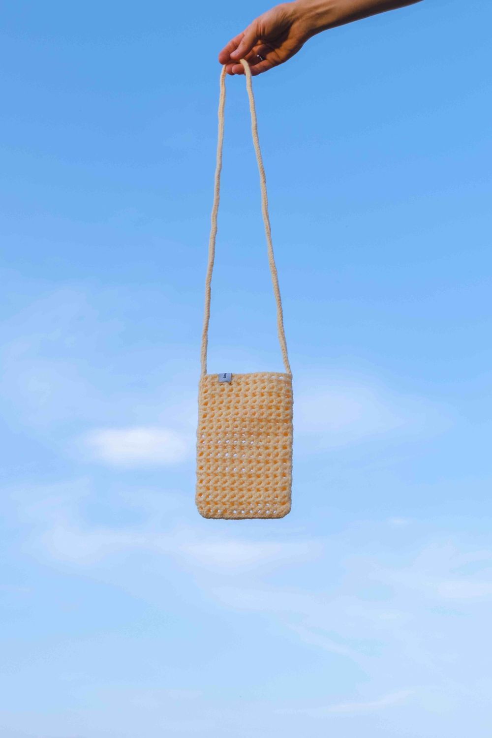 Вязаная сумочка FOS Розовая