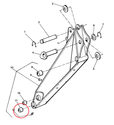 Втулка T166686
