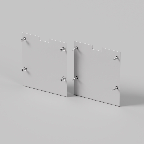 Комплект заглушек Maytoni (для профиля 50×50) 2 шт., ALM-5050-S-EC 642046