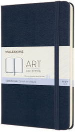 Блокнот для рисования Moleskine Art Sketchbook (ARTQP054B20) Medium 115x180мм 144стр. нелинованный мягкая обложка синий