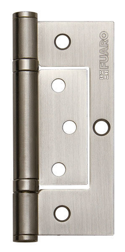 [ТОВАРА НЕТ В НАЛИЧИИ] Петля стальная накладная Фуаро 300-2BB 100x2,5 PN, цвет никель перламутровый (гарантия - 12 месяцев)