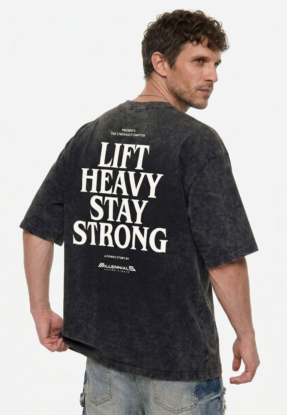 Футболка LIFT HEAVY Серая