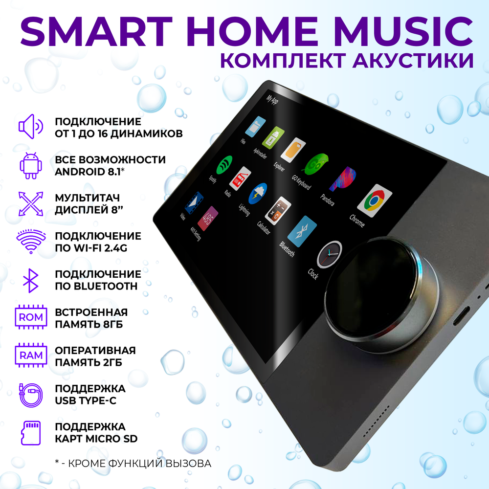Комплект влагостойкой акустики SMART HOME MUSIC - Visaton 1