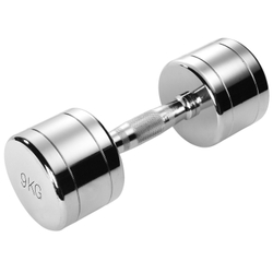Гантель хромированная 9 кг