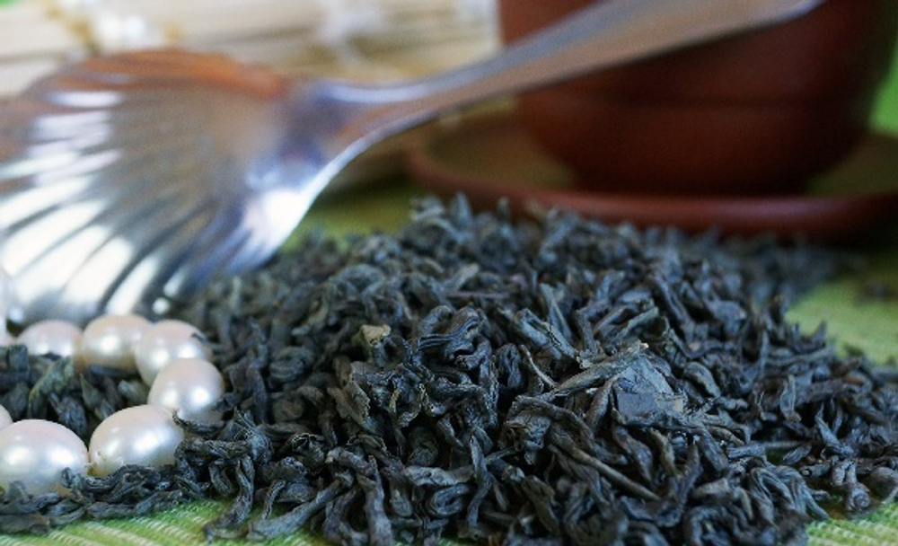 Китайский зеленый чай Зеленый Жемчуг Шун Мее (Chun Mee) РЧК 500г