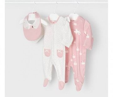 Полукомбинезон для девочки Mayoral Newborn Нежно-розовый, 2 шт.