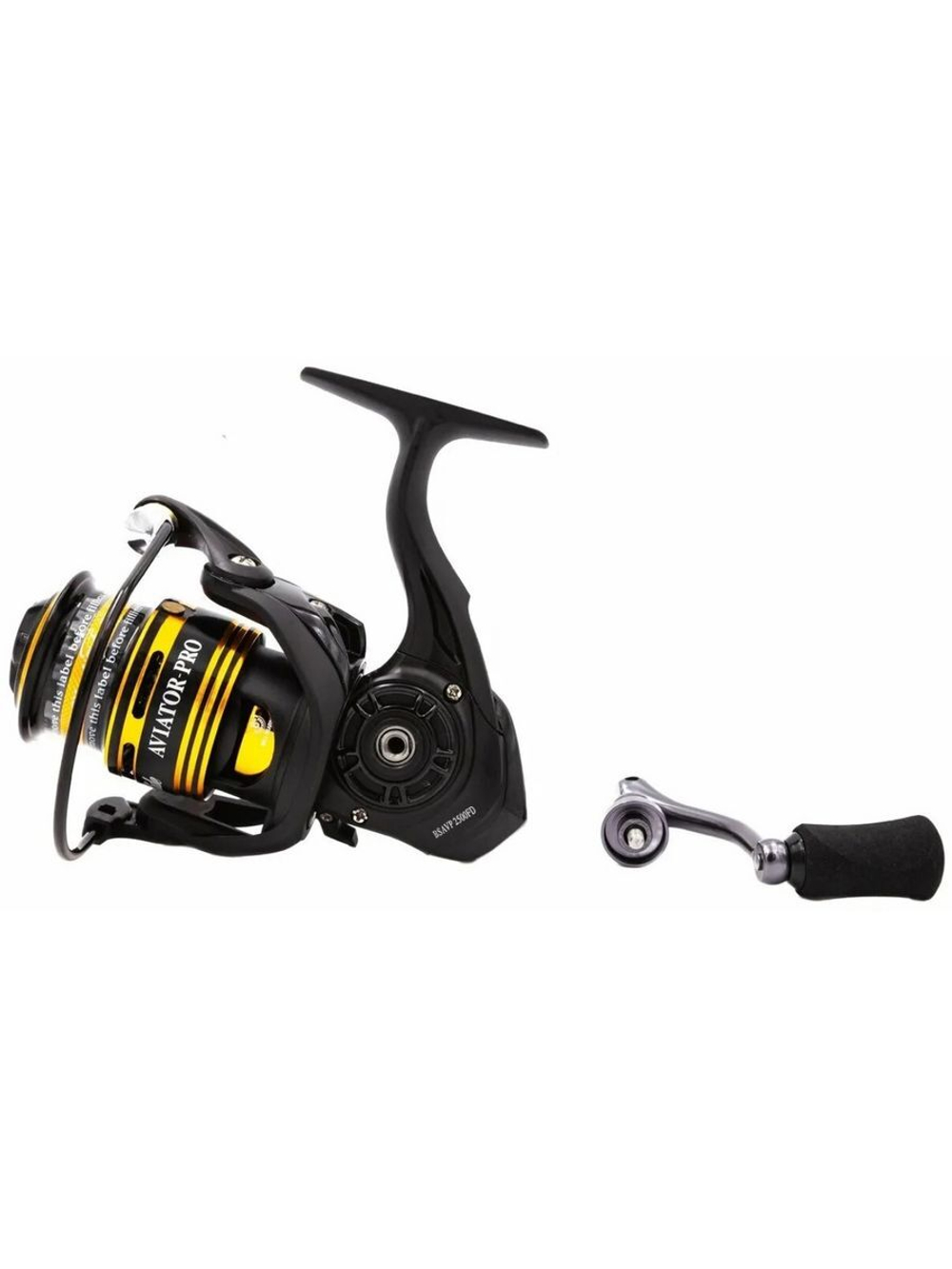 Катушка для рыбалки безынерционная Black Side Aviator PRO FD (8+1 подш.)