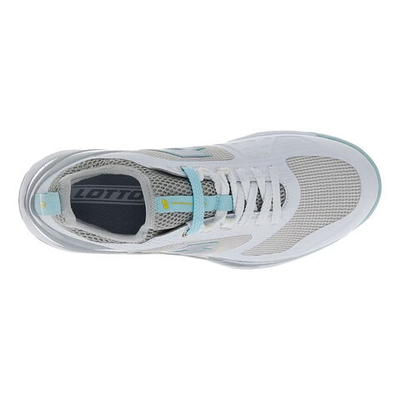 Женские теннисные кроссовки Lotto Mirage 200 Clay Court Shoe Women - White, Silver
