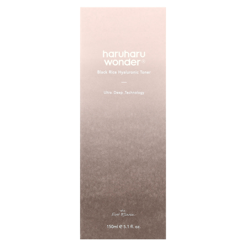 Haruharu, Wonder®, тоник с гиалуроновой кислотой из черного риса, 150 мл (5,1 жидк. Унции)