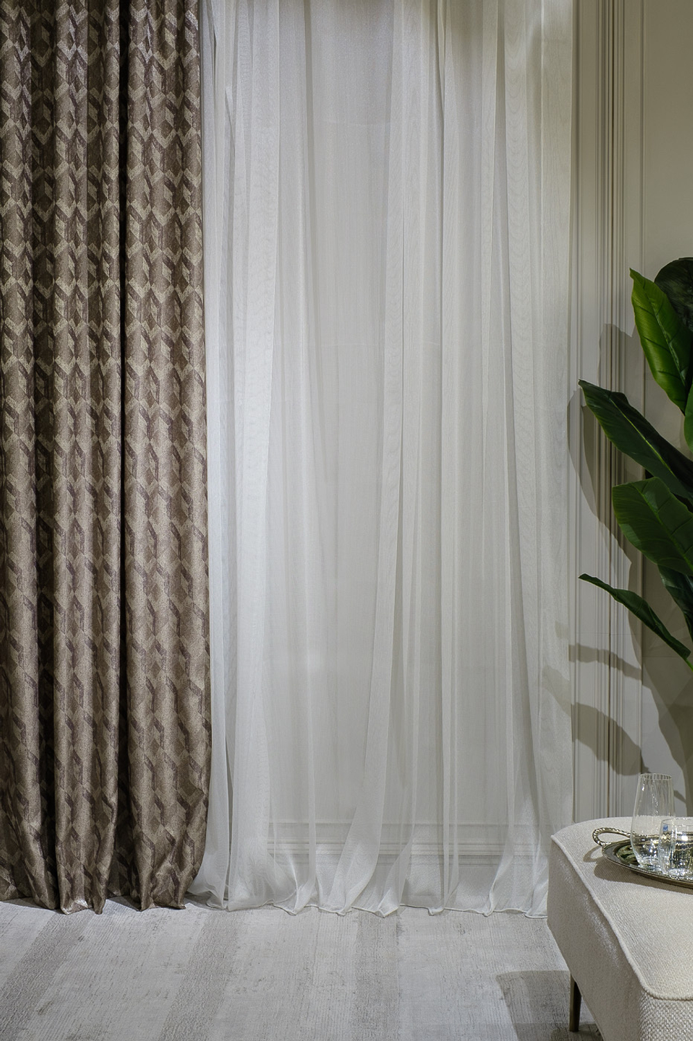 Тюль Roma 280x270см Garda Decor белый