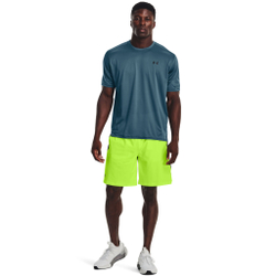 Мужские теннисные шорты Under Armour Tech Vent Shorts Men - Lime, Black