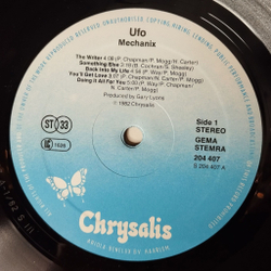 Винтажная виниловая пластинка LP UFO Mechanix (Germany 1982)